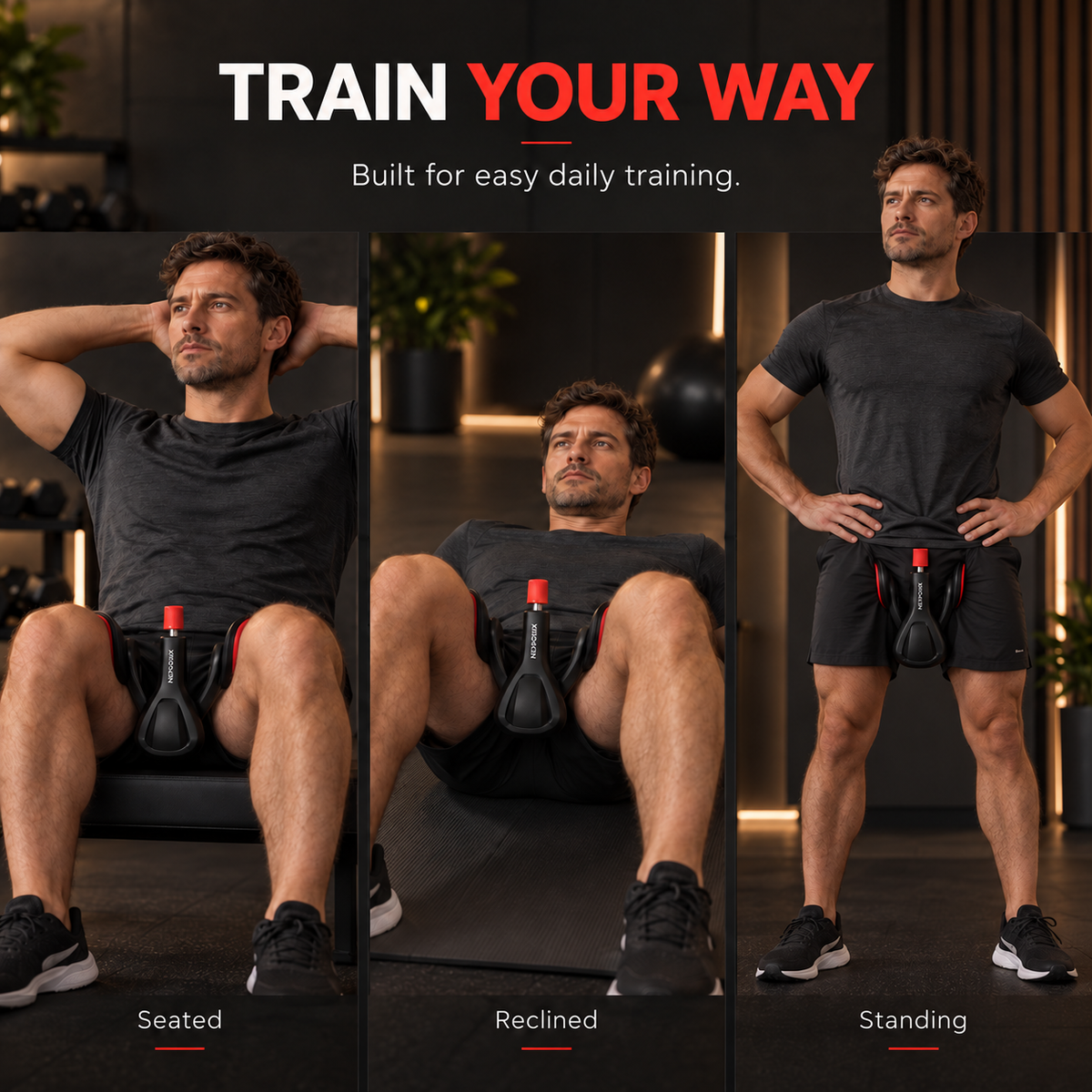 Men's Stainless Steel Pelvic Floor Trainer
